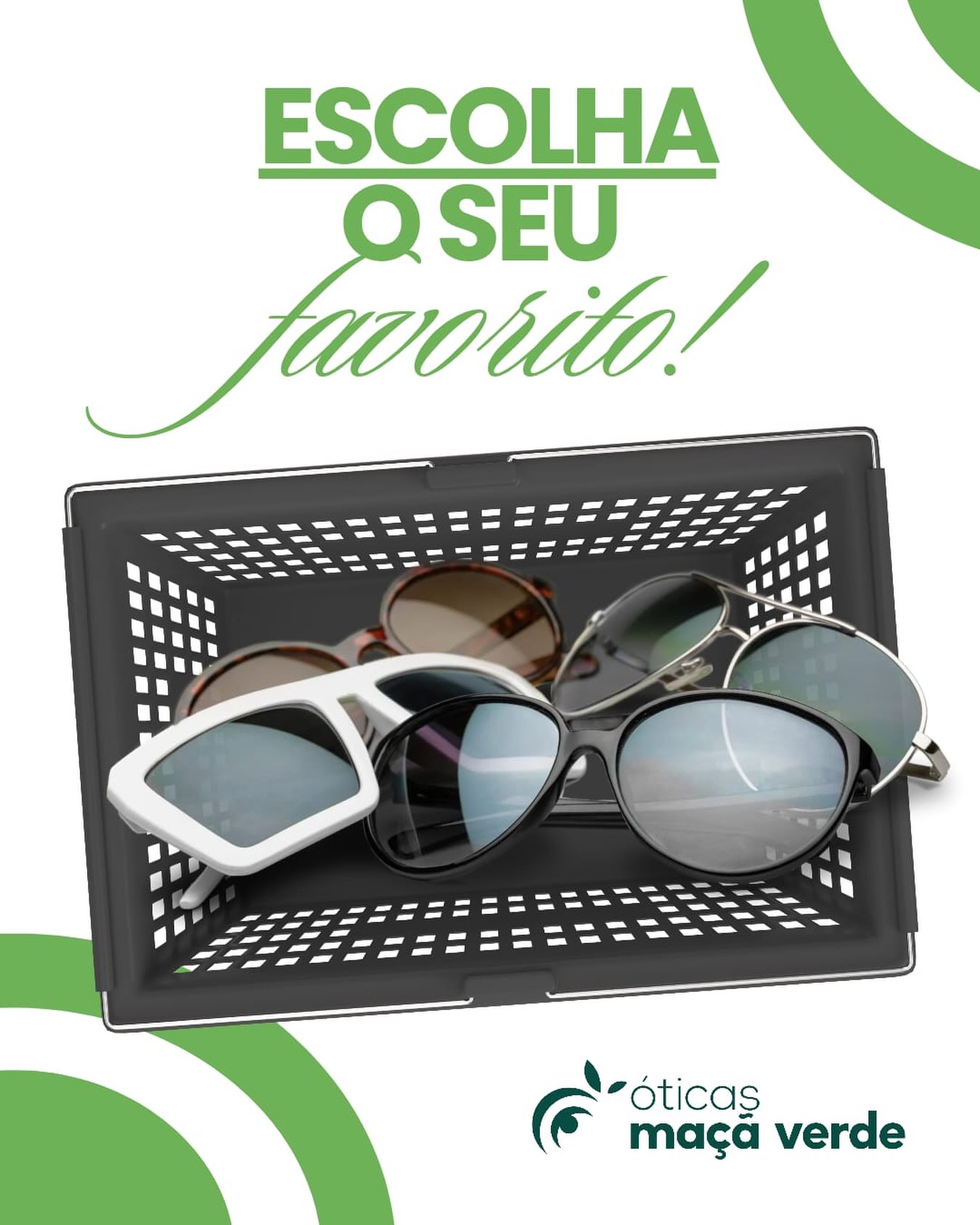 Escolha a sua armação favorita